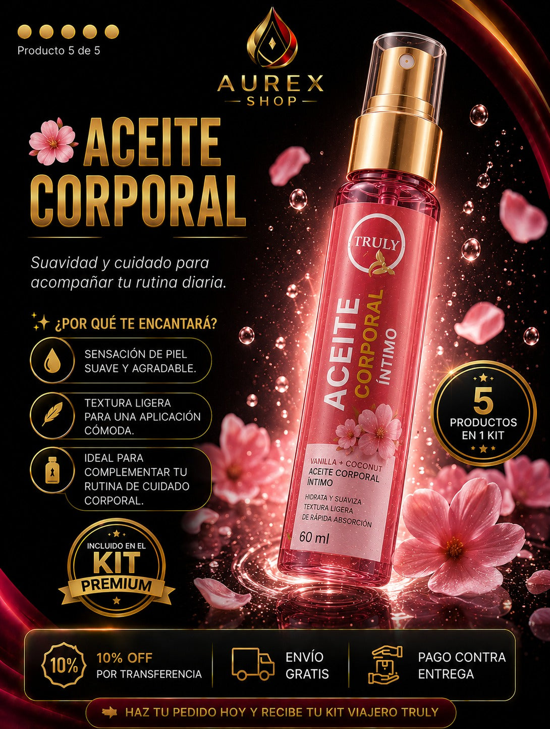 KIT VIAJERO DE CUIDADO CORPORAL TRULY