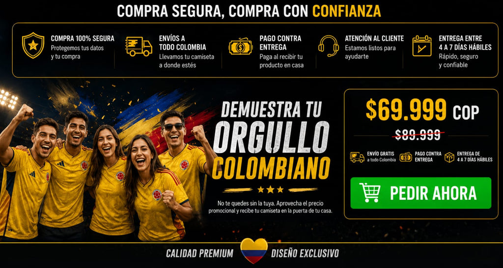 CAMISETA SELECCION COLOMBIA CABALLERO
