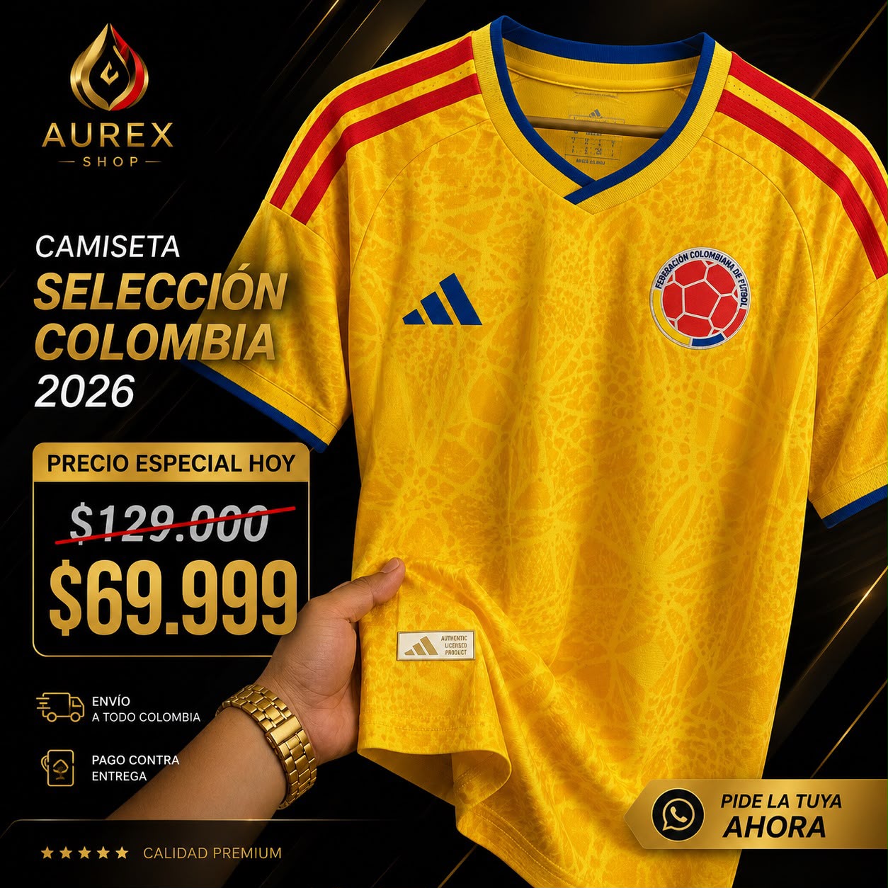 CAMISETA SELECCION COLOMBIA
